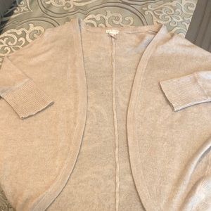 Gray shrug type sweater